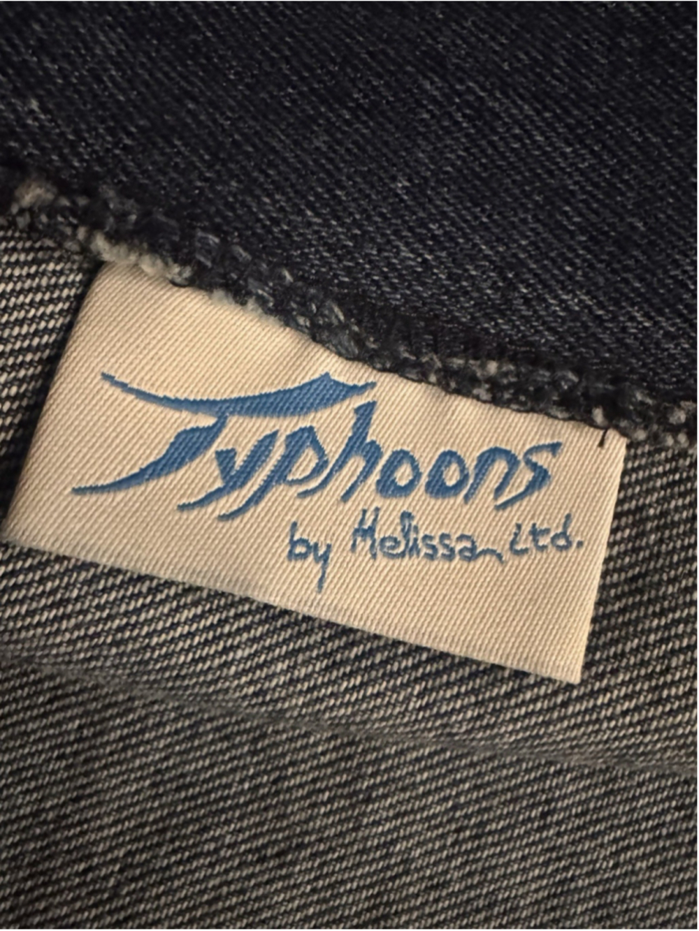 Vintage Hand Painted Denim Jacket Typhoons by Melissa-BOHO Southwestern NOS-MINT - Picture 14 of 16